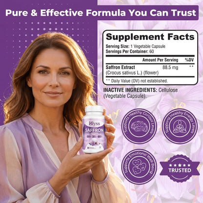 Blyss Saffron Extract for Stress, Mood & Focus